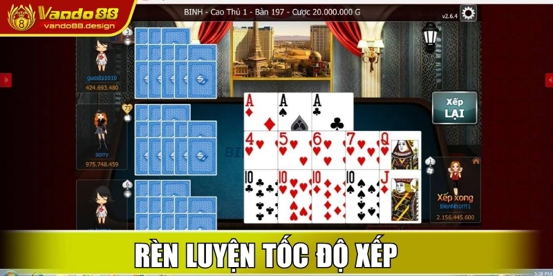 Rèn luyện tốc độ xếp