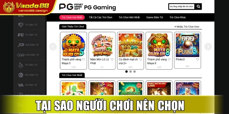 Tại sao người chơi nên chọn nơi đây làm điểm đến giải trí 